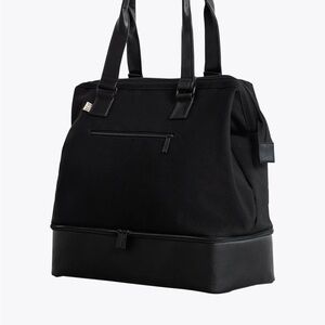 Beis Black Tote Bag - The Weekender Convertible